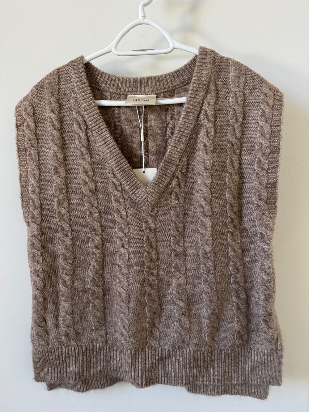 Cabled Slipover
